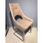 Стілець Сінгапур Sofiya на металевому каркасі з м'якою оббивкою екошкіра