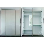 Шафа 4Д Тіффані Sofiya з МДФ бежевий глянець