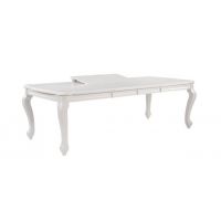 Розкладний стіл Сельвія Sofiya 160 (+45, +45)*106 см дерев'яний білий матовий
