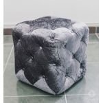 Пуф Тиффани Sofiya с мягким сиденьем бежевый глянец