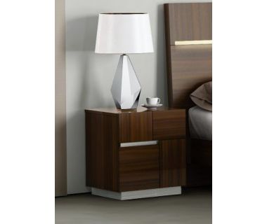 Тумба приліжкова 2Ш Lion Sofiya з МДФ італійський горіх