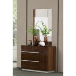 Комод Lion 3Д Sofiya из МДФ глянцевый итальянский орех из МДФ в стиле модерн