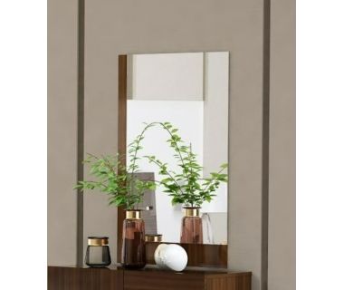 Дзеркало настінне Lion 110 см з МДФ італійський горіх