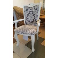 Кресло Лиссабон Sofiya белое с подлокотниками