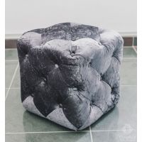 Пуф Тиффани Sofiya с мягким сиденьем бежевый глянец