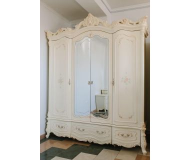 Шкаф классический 4Д Элиза Sofiya слоновая кость