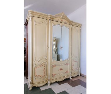 Шкаф классический 4Д Рафаэла Sofiya слоновая кость