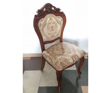 Классический деревянный стул Верона орех 8048A F Sofiya с мягкой обивкой Классический деревянный стул Верона орех 8048A F Sofiya с мягкой обивкой