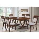 Комплект не раскладной стол Берлин (1,6 метра) и 6 стульев