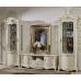 Классическая гостиная Неаполь кремовая с золотой патиной, глянец