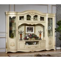 Классическая гостиная Версаль шампань с золотой патиной, матовая