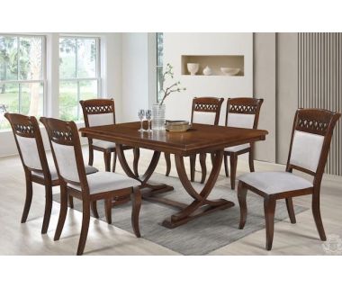 Комплект не раскладной стол Берлин (1,6 метра) и 6 стульев