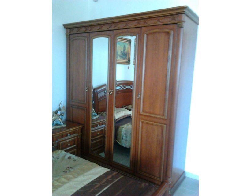 Шафа класична 4Д Верона Sofiya горіх