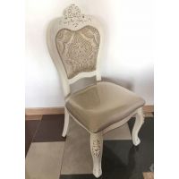 Стул София белый Sofiya деревянный орех с мягкой обивкой