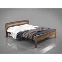 Двоспальне ліжко Айріс з дерева та металу Лофт TENERO (ТЕНЕРО)