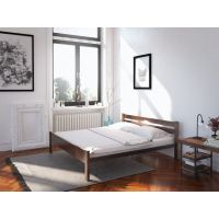 Двуспальная кровать Секвойя с дерева и металла Лофт TENERO (ТЕНЕРО)