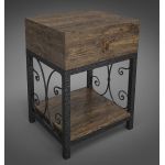 Тумба прикроватная Сплит TENERO (ТЕНЕРО)