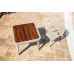 Стол Tilia Antares 80x80 см столешница ироко, ножки пластиковые черный в интернет-магазине "Мебли Даром"