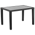 Стол Tilia Antares 80x120 см столешница из стекла, ножки пластиковые черный в интернет-магазине "Мебли Даром"