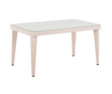 Стол Tilia Osaka 90x150 см ножки пластиковые кремовый
