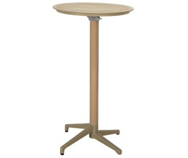 Стол барный с откидной столешницей Tilia Moon d60 см цвет кофе