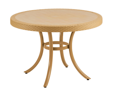 Стол Tilia Osaka d110 см ножки алюминиевые цвет дерево