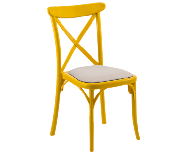 Стул Tilia Capri Pad желтый