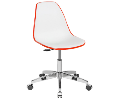 Стул офисный Tilia Eos-Office оранжевый - белая слоновая кость