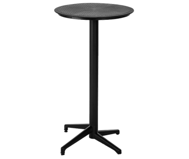 Стол барный с откидной столешницей Tilia Moon d60 см черный