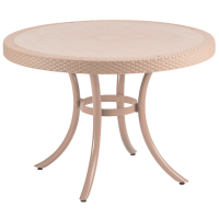 Стіл Tilia Osaka d110 см ніжки алюмінієві кремовий