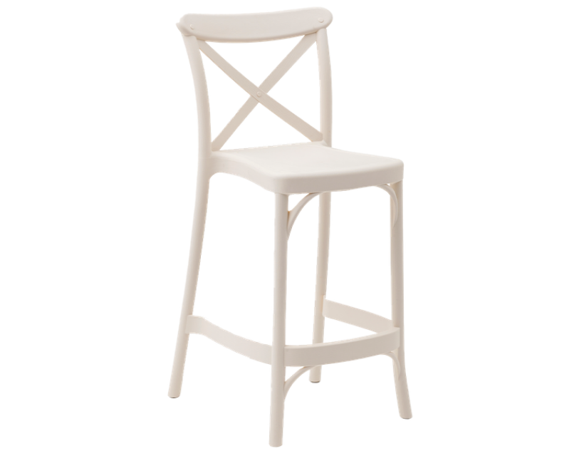 Стул барный Tilia Capri 75 см кремовый в интернет-магазине "Мебли Даром"