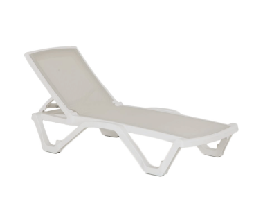 Шезлонг Tilia Mare біла слонова кістка - бежевий