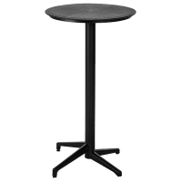 Стол барный с откидной столешницей Tilia Moon d60 см черный