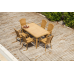 Стол Tilia Osaka 90x150 см столешница ироко, ножки пластиковые белая слоновая кость в интернет-магазине "Мебли Даром"
