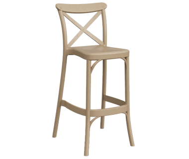 Стул барный Tilia Capri 75 см кофейный