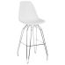 Стілець барний Tilia Eos-M ніжки металеві хромовані біла слонова кістка - біла слонова кістка в інтернет магазині "Меблі Даром"