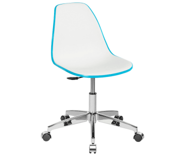 Стул офисный Tilia Eos-Office бирюзовый - белая слоновая кость