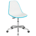 Стул офисный Tilia Eos-Office бирюзовый - белая слоновая кость в интернет-магазине "Мебли Даром"