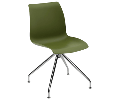 Стул Tilia Lazer-Z ножки хромированные хаки