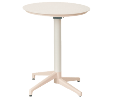 Стол с откидной столешницей Tilia Moon-S d70 см кремовий