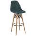 Стул барный Tilia Eos-V сиденье с тканью, ножки буковые ARTCLASS 808 в интернет-магазине "Мебли Даром"