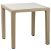 Стол Tilia Antares 80x80 см ножки пластиковые кофейный в интернет-магазине "Мебли Даром"