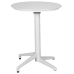 Стол с откидной столешницей Tilia Moon-S d70 см белая слоновая кость в интернет-магазине "Мебли Даром"