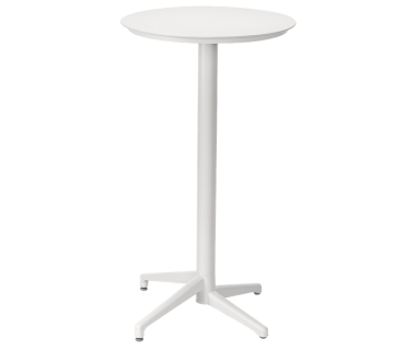 Стол барный Tilia Moon d60 см белая слоновая кость