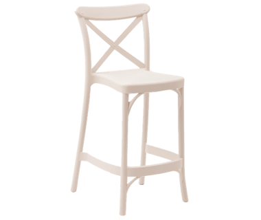 Стілець барний Tilia Capri 65 см кремовий