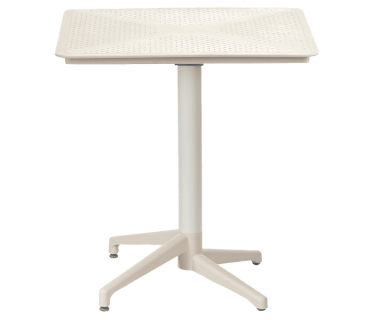 Стол с откидной столешницей Tilia Moon 70x70 см кремовый