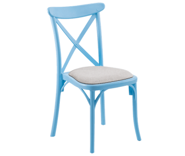 Стул Tilia Capri Pad голубой