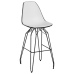 Стул барный Tilia Eos-M ножки металлические крашеные черный - белая слоновая кость в интернет-магазине "Мебли Даром"