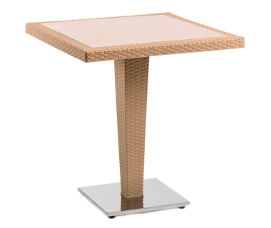 Стол Tilia Antares 70x70 см база хромированная цвет кофе Стол Tilia Antares 70x70 см база хромированная цвет кофе