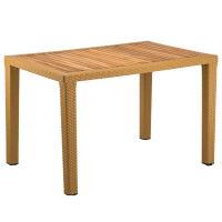 Стол Tilia Antares 80x120 см столешница ироко, ножки пластиковые цвет дерево